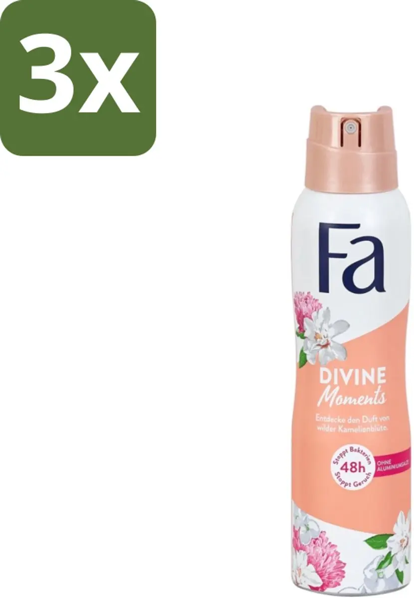 Fa Divine Moments Deodorant Spray Wilde Cameliabloesem