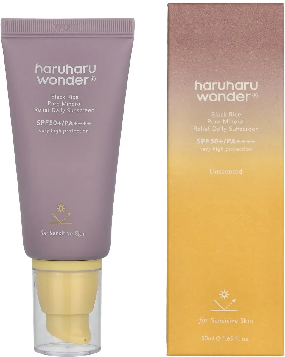 Haruharu Wonder Black Rice Pure Mineral Relief Dagcrème SPF50+ 50ml - afbeelding 6 van 6