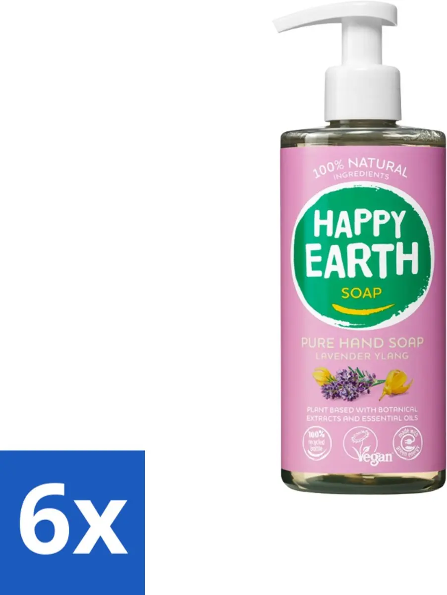 Happy Earth Handzeep Lavender Ylang 300ml