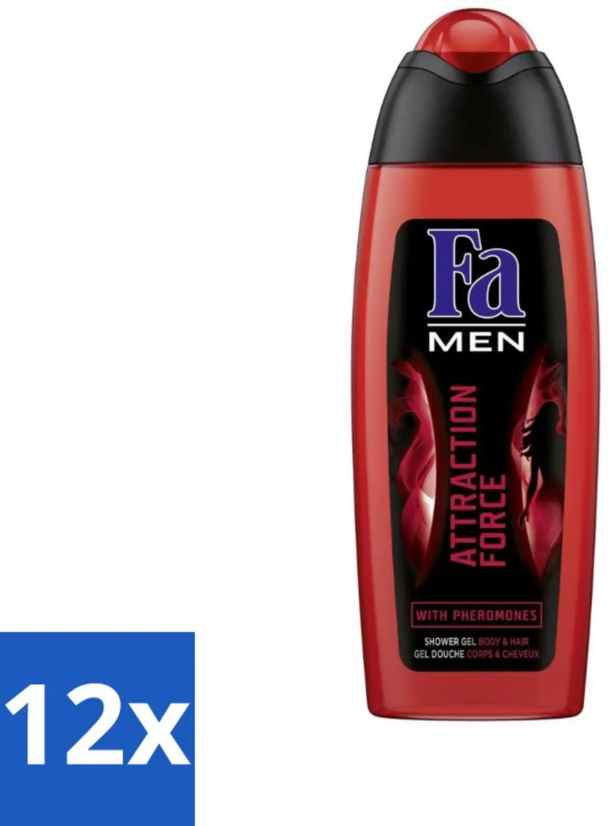 Fa Attraction Force Douchegel Mannen Bergamot & Limoen