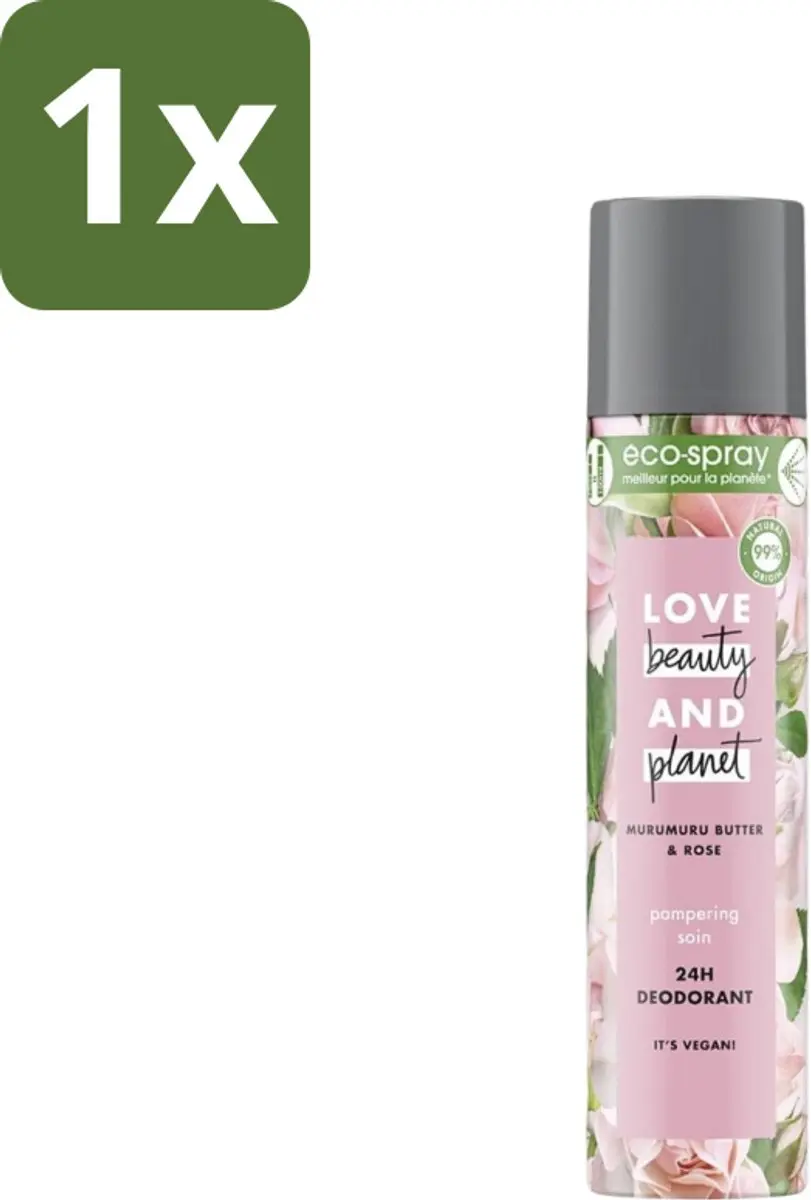 Love Beauty and Planet Murumuru Butter & Rose Deospray 75ml