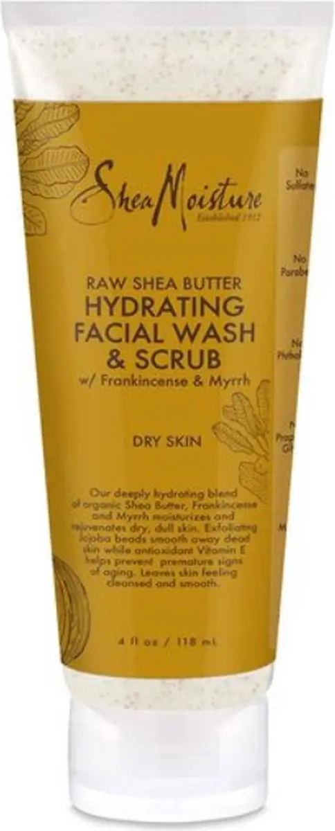 Shea Moisture Raw Shea Butter Gezichtscrub 113ml