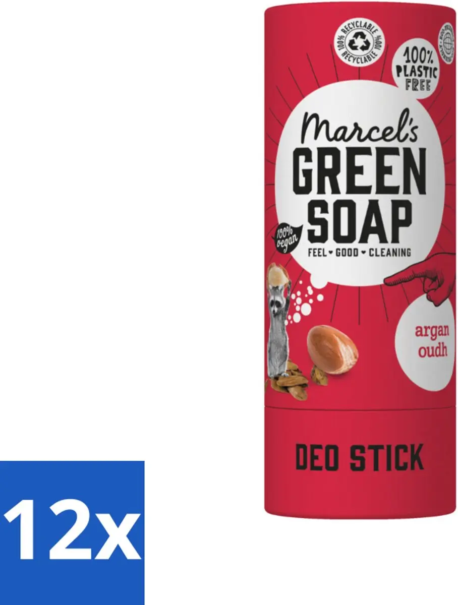Marcel's Green Soap Deodorant Stick Argan & Oudh 40g