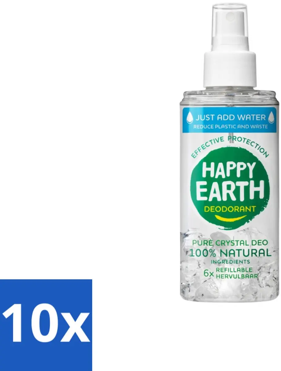 Happy Earth Just-Add-Water Deo Spray Unscented 100ml