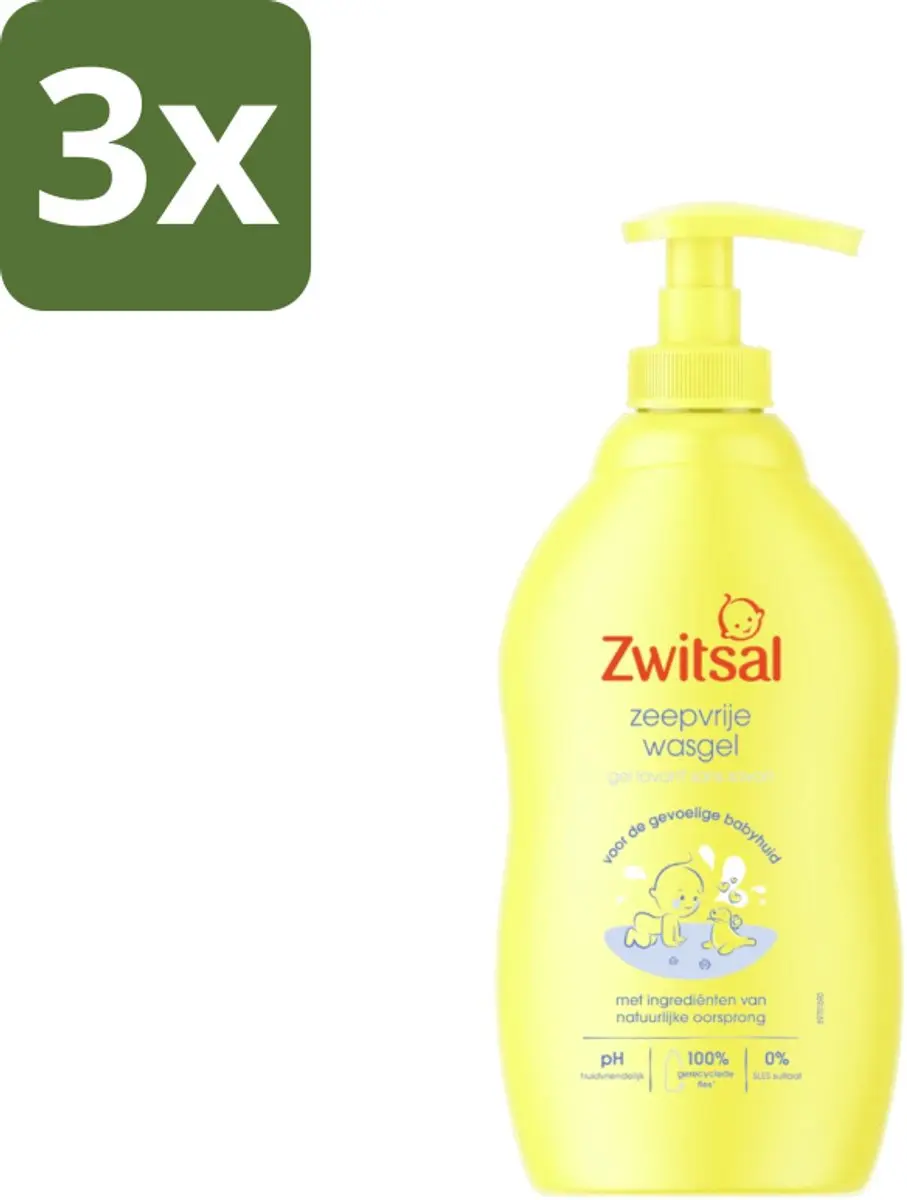 Zwitsal Zeepvrije Wasgel 400ml