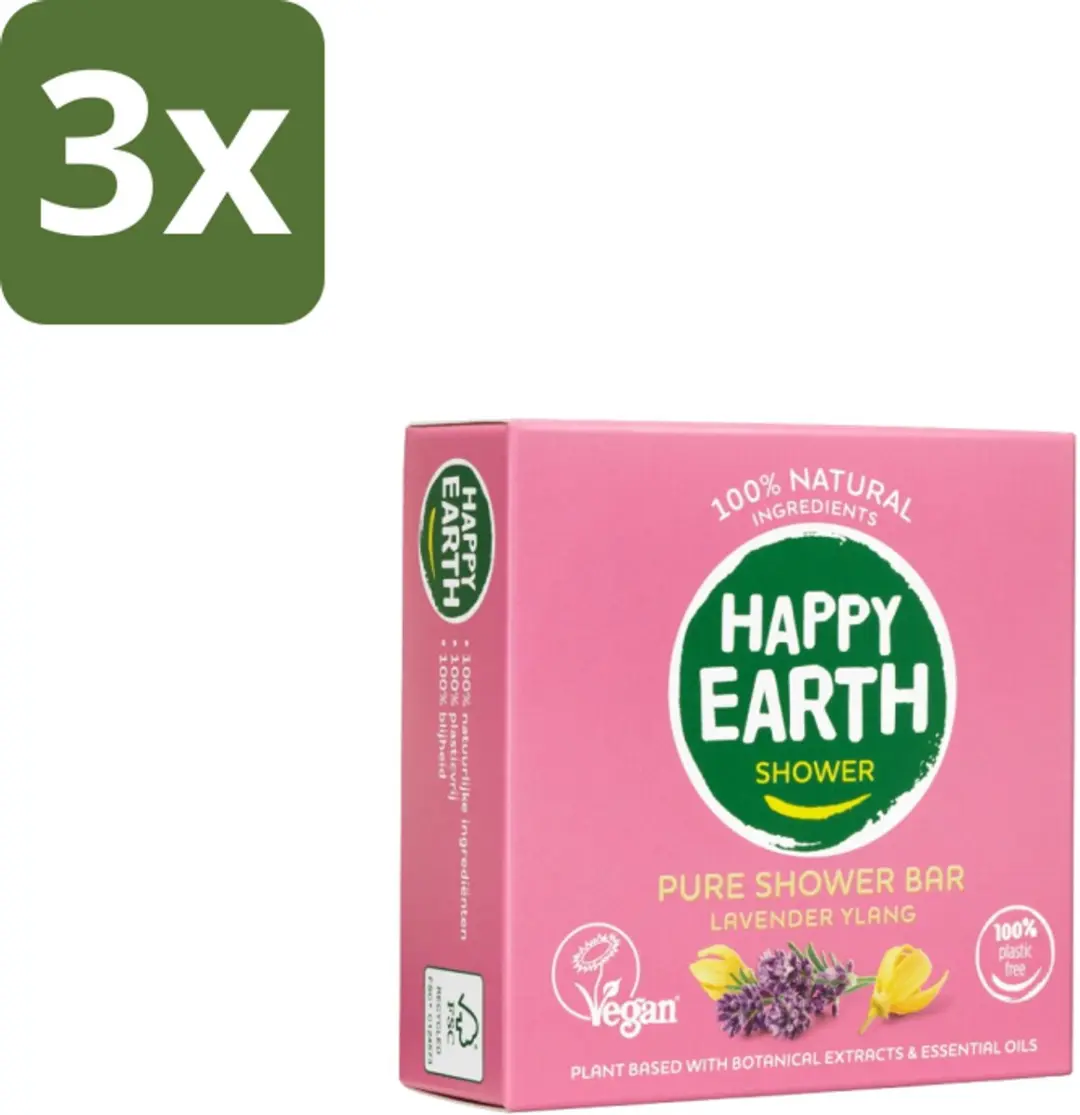 Happy Earth Shower Bar Lavender Ylang