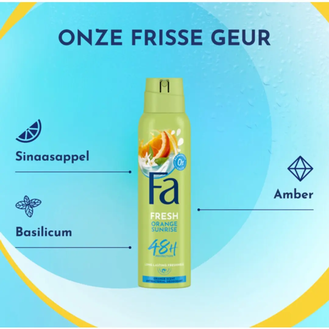 Fa Deodorant Spray Empowering Moments 150ml - 5 Stuks