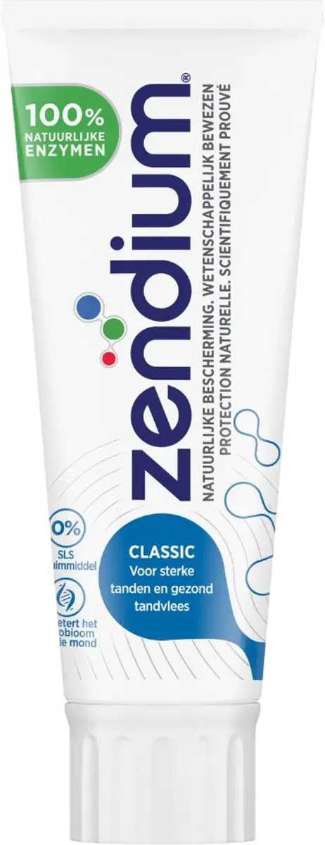 Zendium Tandpasta Classic 75ml - 2 Stuks