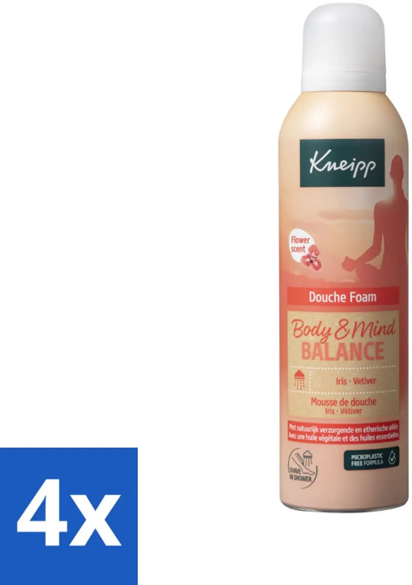 Kneipp Body & Mind Balance Douche Schuim Iris & Vetiver 200ml