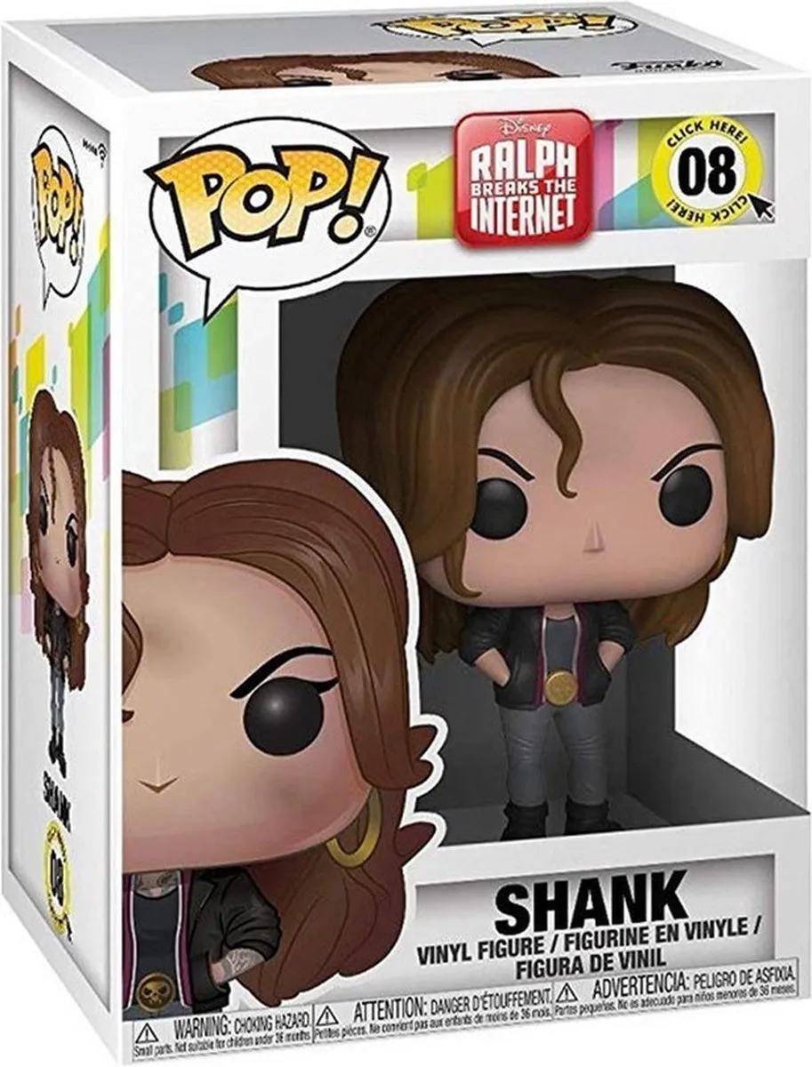 Funko Pop! Disney Wreck-It Ralph 2 Shank Verzamelfiguur - 33412 Multicolor - afbeelding 6 van 6