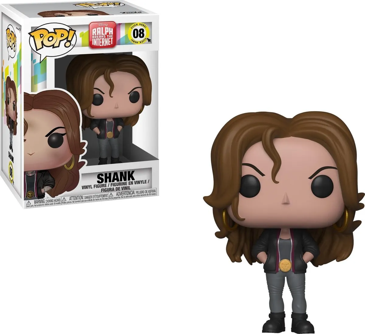 Funko Pop! Disney Wreck-It Ralph 2 Shank Verzamelfiguur - 33412 Multicolor