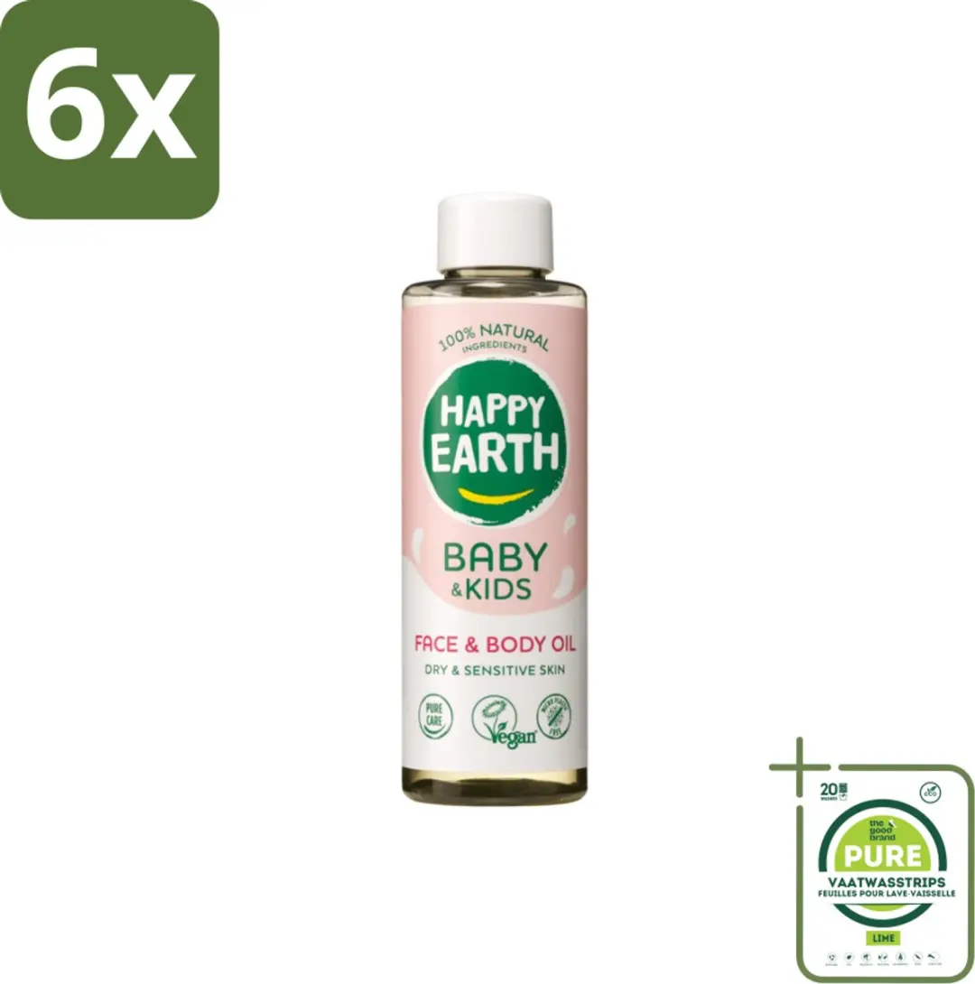Happy Earth Baby & Kids Gezichtsolie 150ml