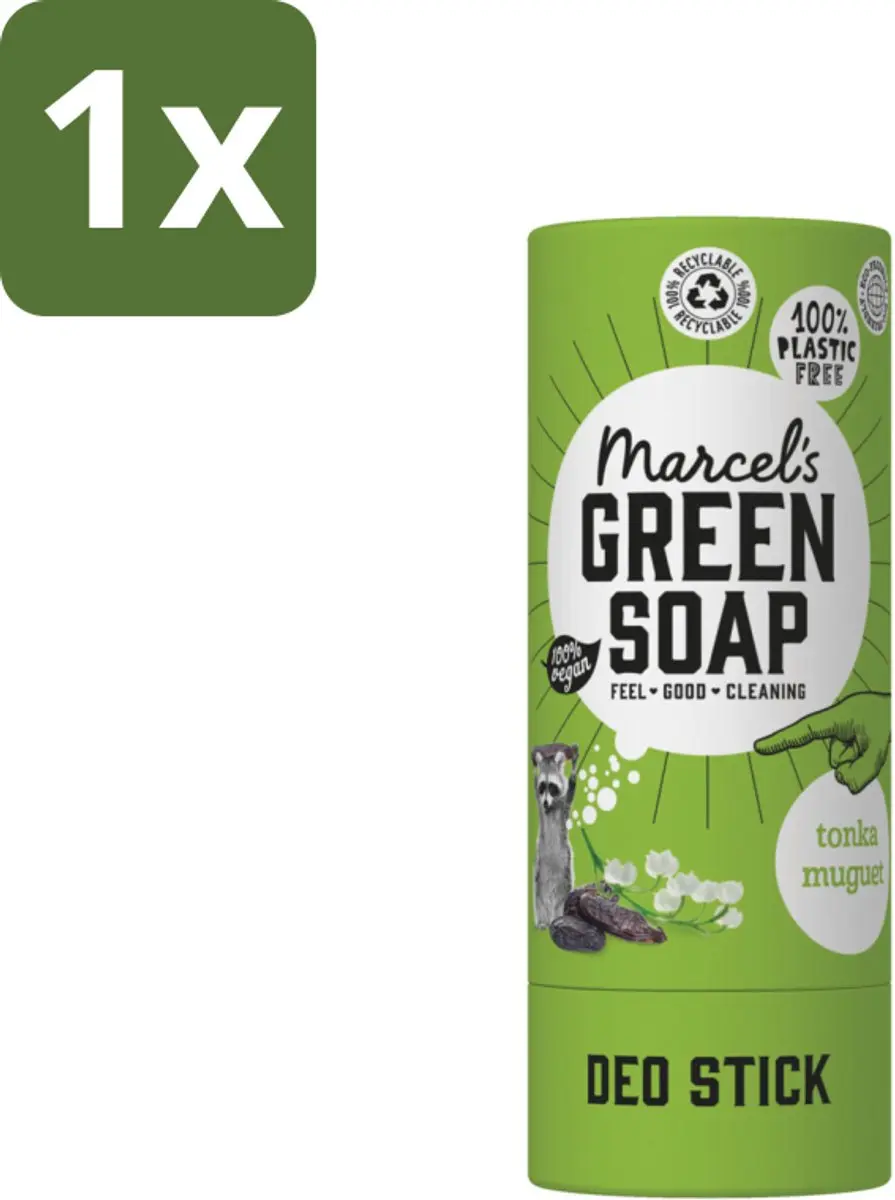 Marcel's Green Soap Deodorant Stick Tonka & Muguet 40g