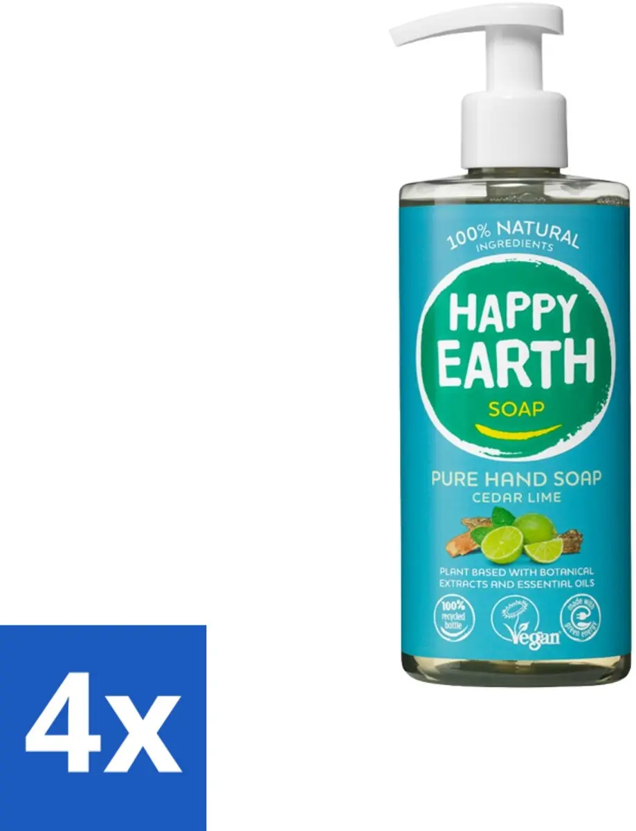 Happy Earth Cedar Lime Handzeep 300ml
