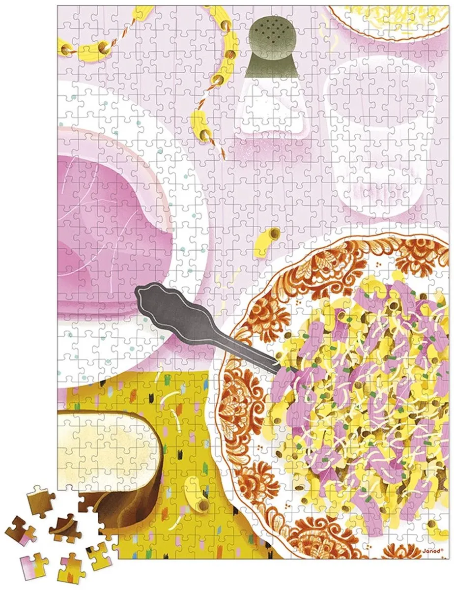 Janod Kidult Pasta En Ham Puzzel 500 Stuks - 8+