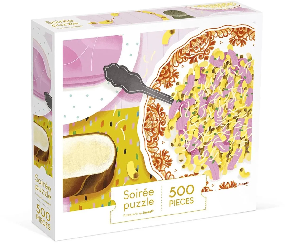 Janod Kidult Pasta En Ham Puzzel 500 Stuks