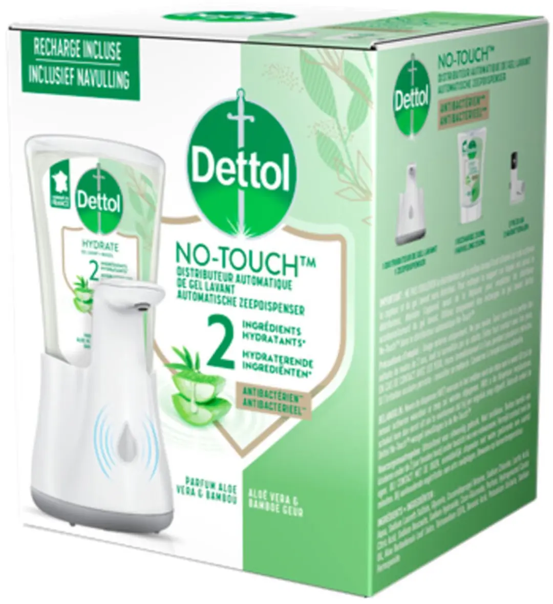 Dettol Automatische Zeepdispenser No-Touch - 250ml - 20 Stuks