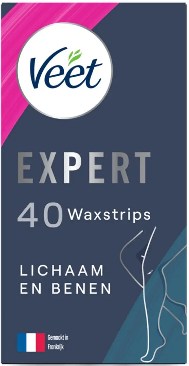 Veet Expert Ontharingsstrips Lichaam & Benen Gevoelige Huid - 200 Stuks