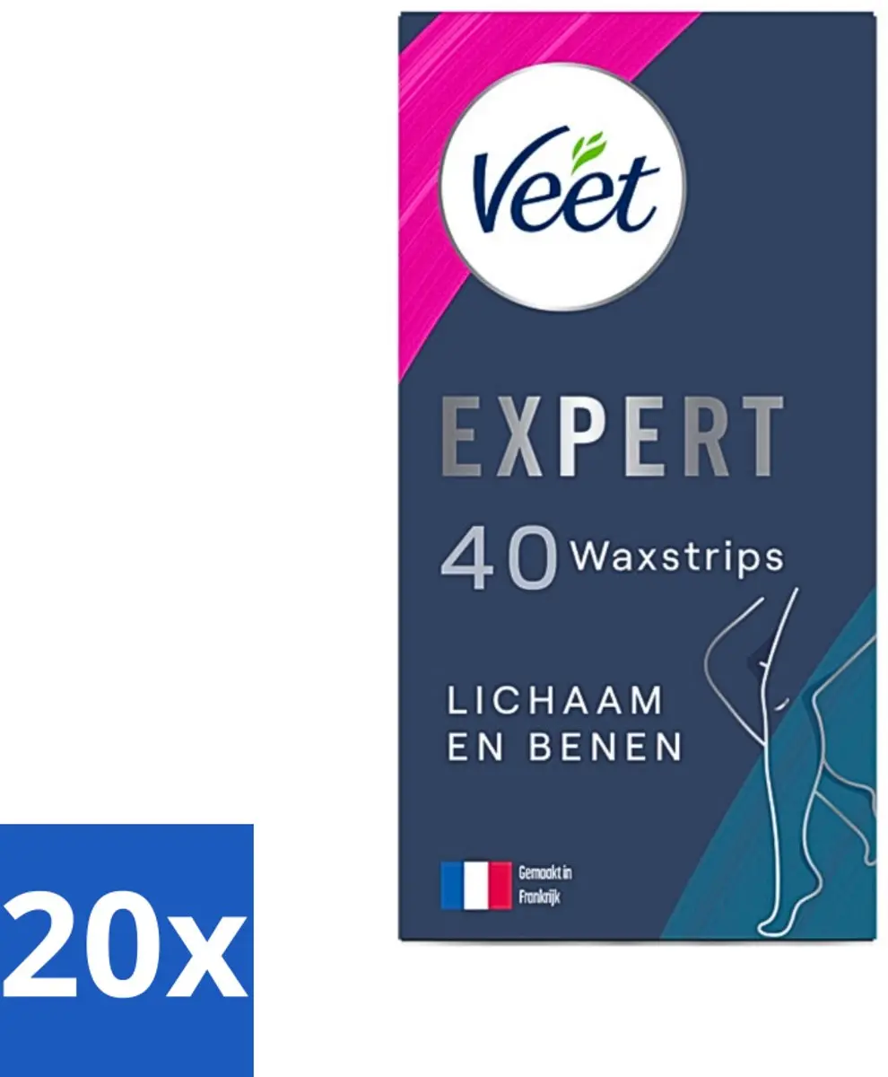 Veet Expert Ontharingsstrips Lichaam & Benen Gevoelige Huid
