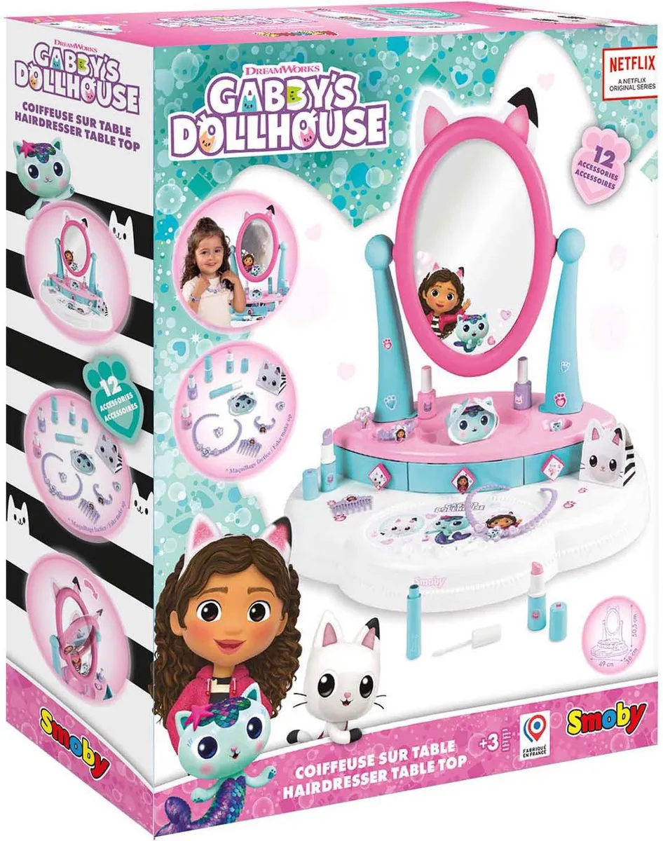 Smoby Gabby's Poppenhuis Kaptafel