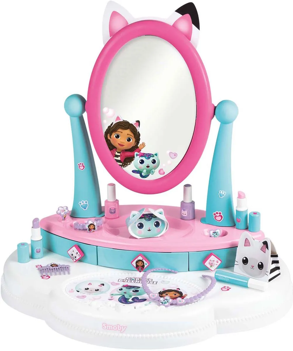 Smoby Gabby's Poppenhuis Kaptafel - 12-delig Multicolor
