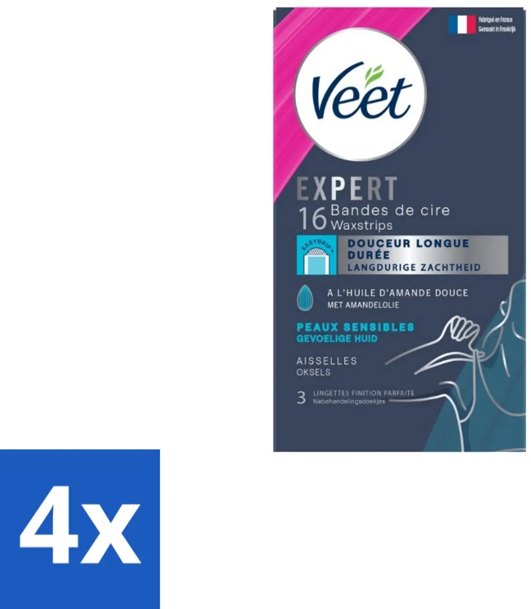 Veet Expert Gevoelige Huid Ontharingsstrips Oksels