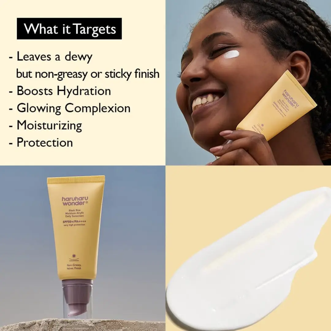 Haruharu Wonder Black Rice Moisture Airyfit Dagcrème SPF 50+ - 50ml - afbeelding 6 van 6