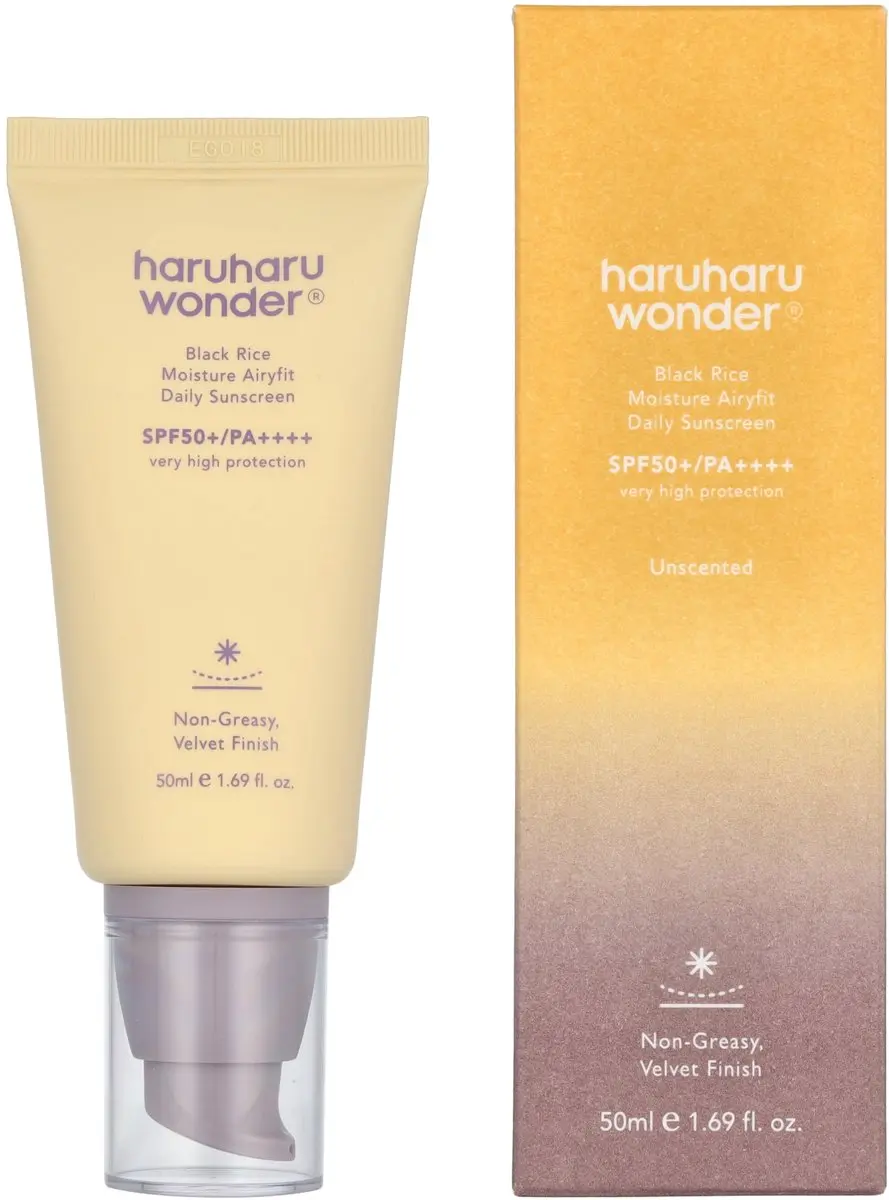 Haruharu Wonder Black Rice Moisture Airyfit Dagcrème SPF 50+ - 50ml