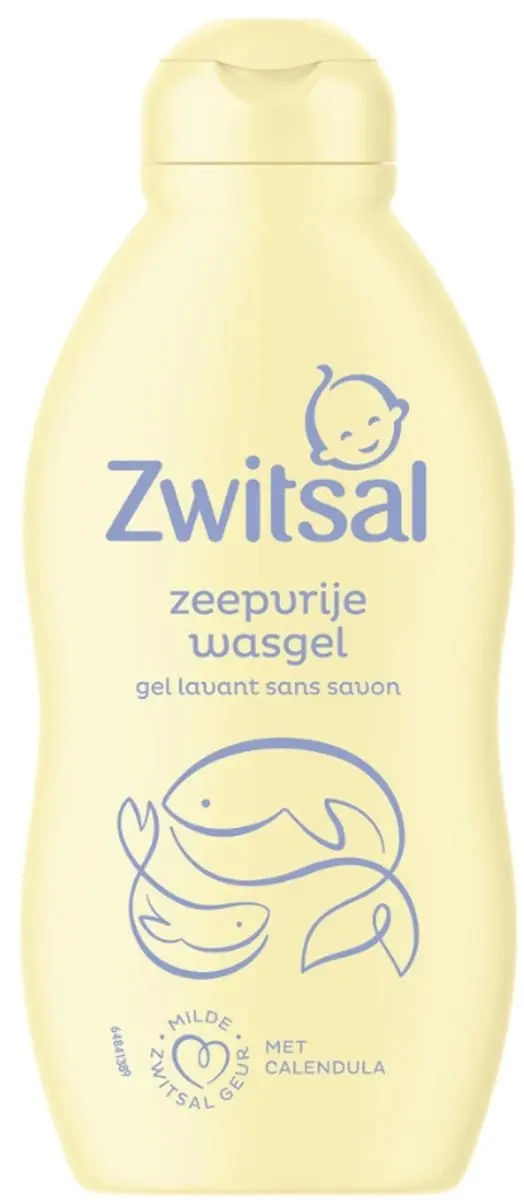 Zwitsal Zeepvrije Wasgel 200ml - Bulk 25 Stuks