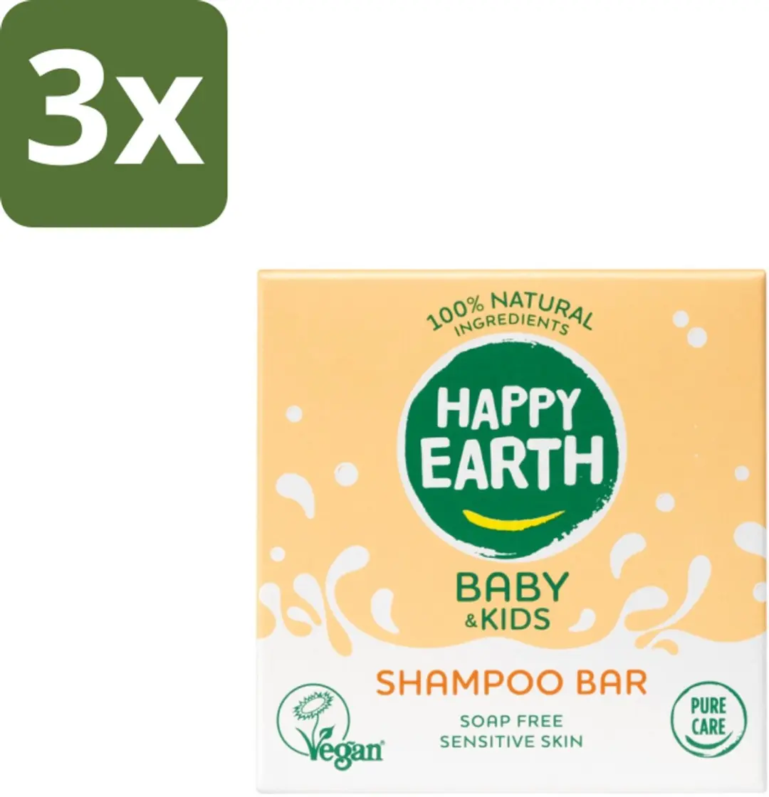 Happy Earth Baby & Kids Shampoo Bar 150g