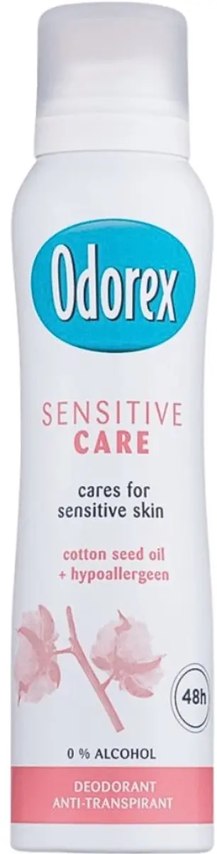 Odorex Deodorant Spray Sensitive Care 150ml - 4 Stuks