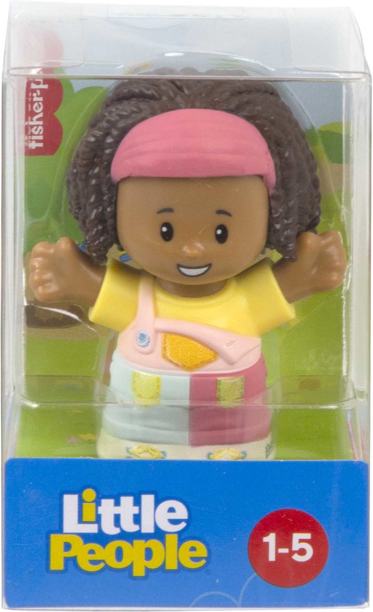 Fisher-Price Little People Girl in Overalls, 1 jaar, Meerkleurig