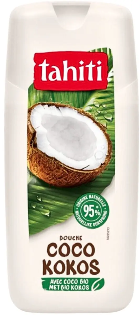 Tahiti Douchegel Biologisch Kokos 300ml - 4 Stuks