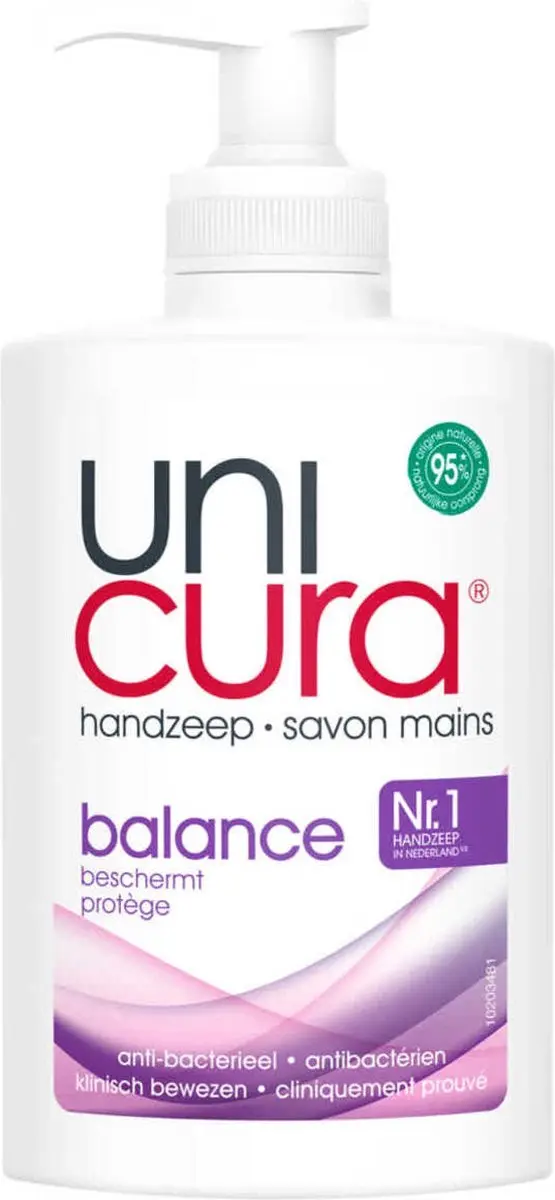 Unicura Vloeibare Handzeep Anti Bacterieel 250ml - 12 Stuks