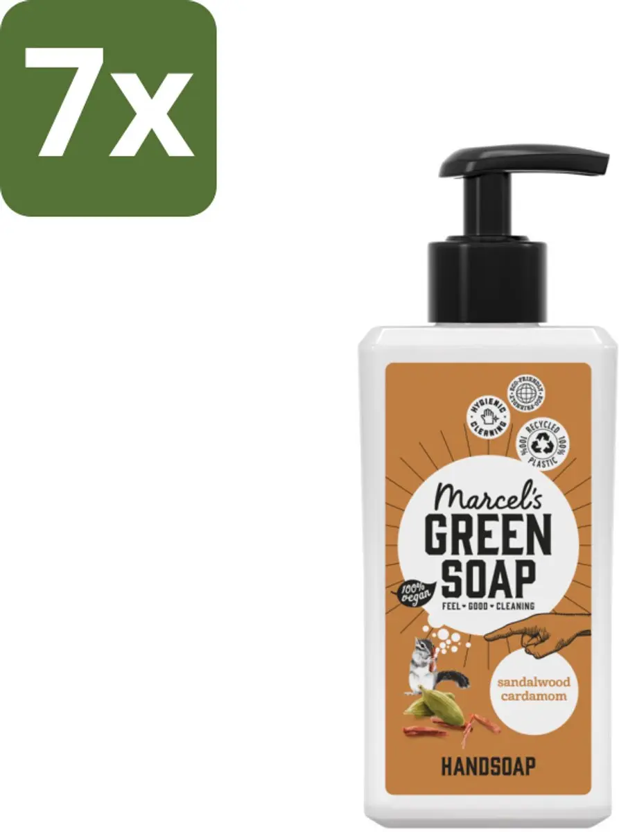 Marcel's Green Soap Handzeep Sandelhout & Kardemom 500ml