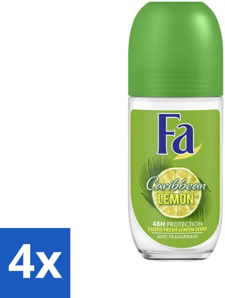 Fa Deodorant Roller Caribbean Lemon 50ml