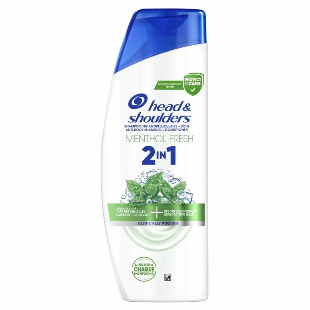 Head & Shoulders 2-in-1 Menthol Fresh Shampoo 300ml - 10 Stuks