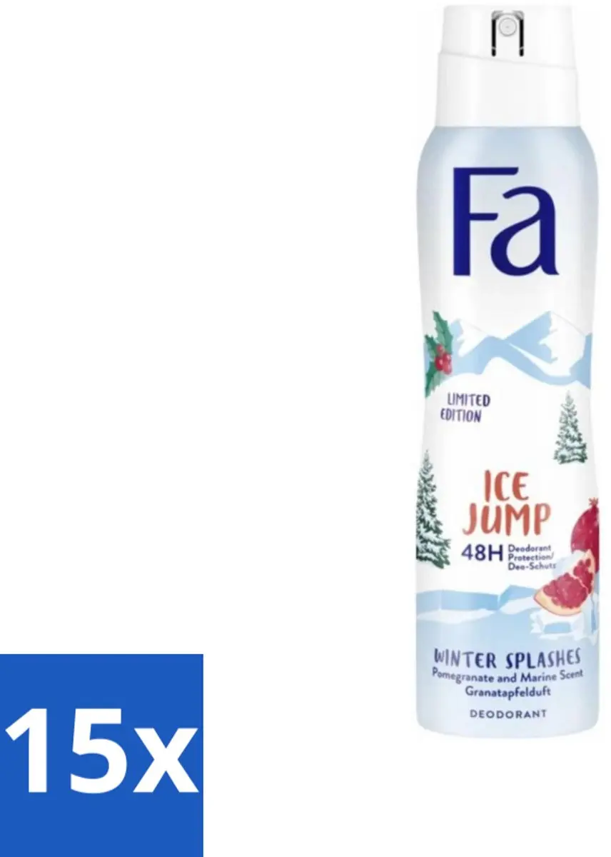 Fa Deodorant Spray Winter Splashes Ice Jump 150ml