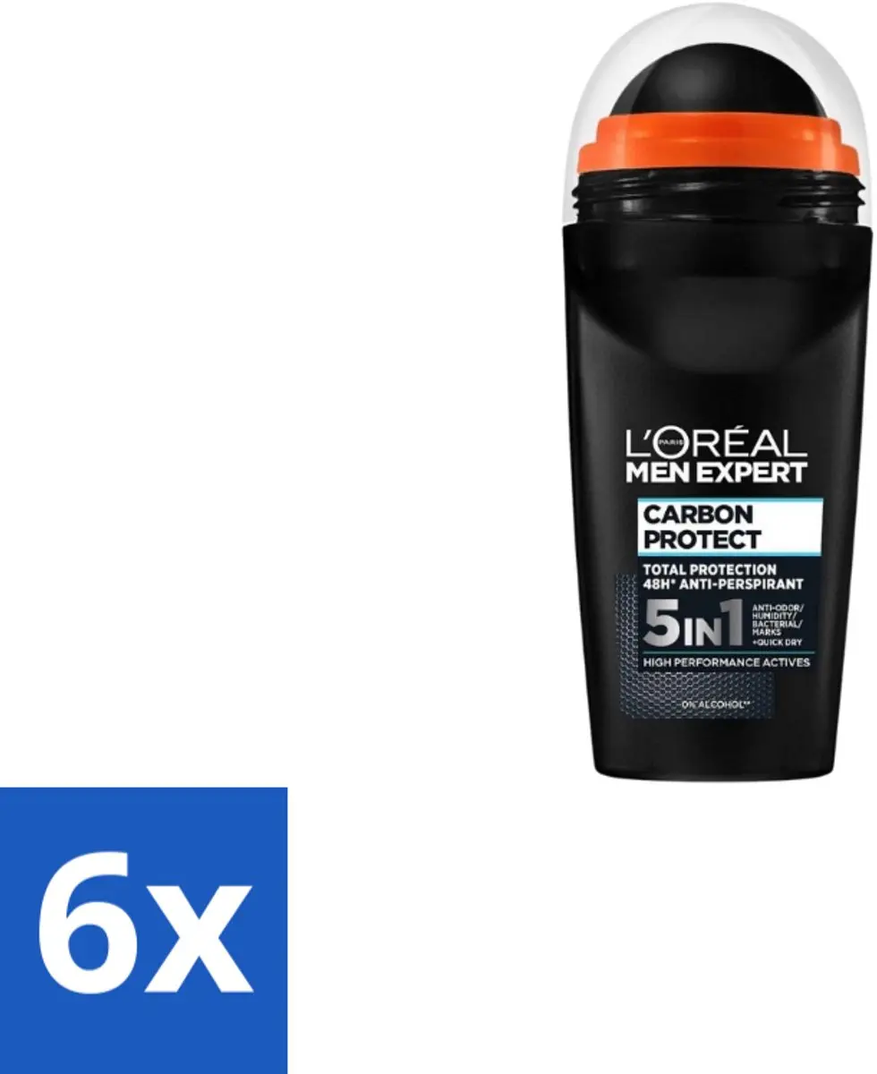 L'Oréal Paris Men Expert Carbon Protect Deo Roller 5-in-1