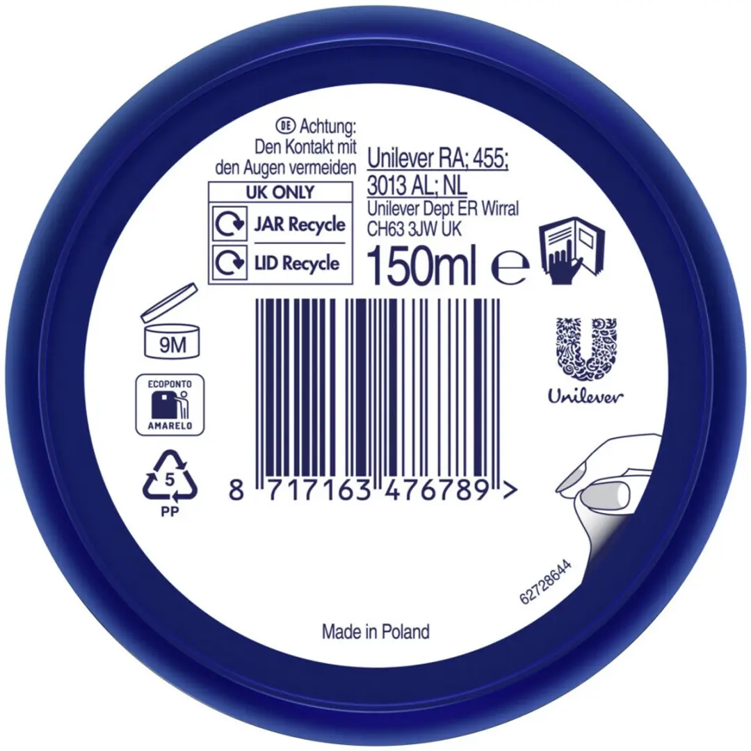 Dove Voedende Bodycrème 150ml - 6 Stuks