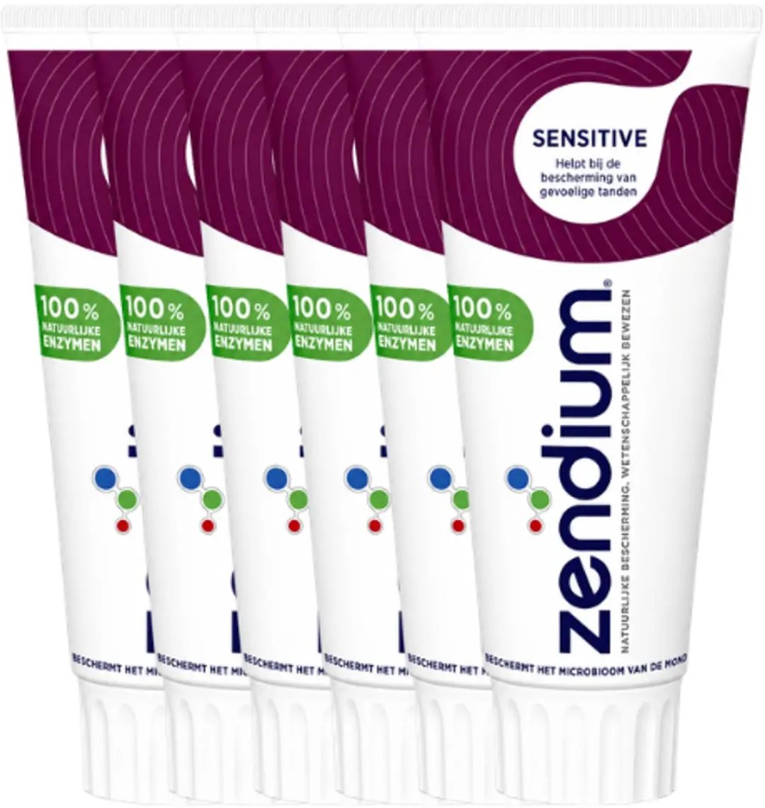 Zendium Sensitive Tandpasta 6x75ml