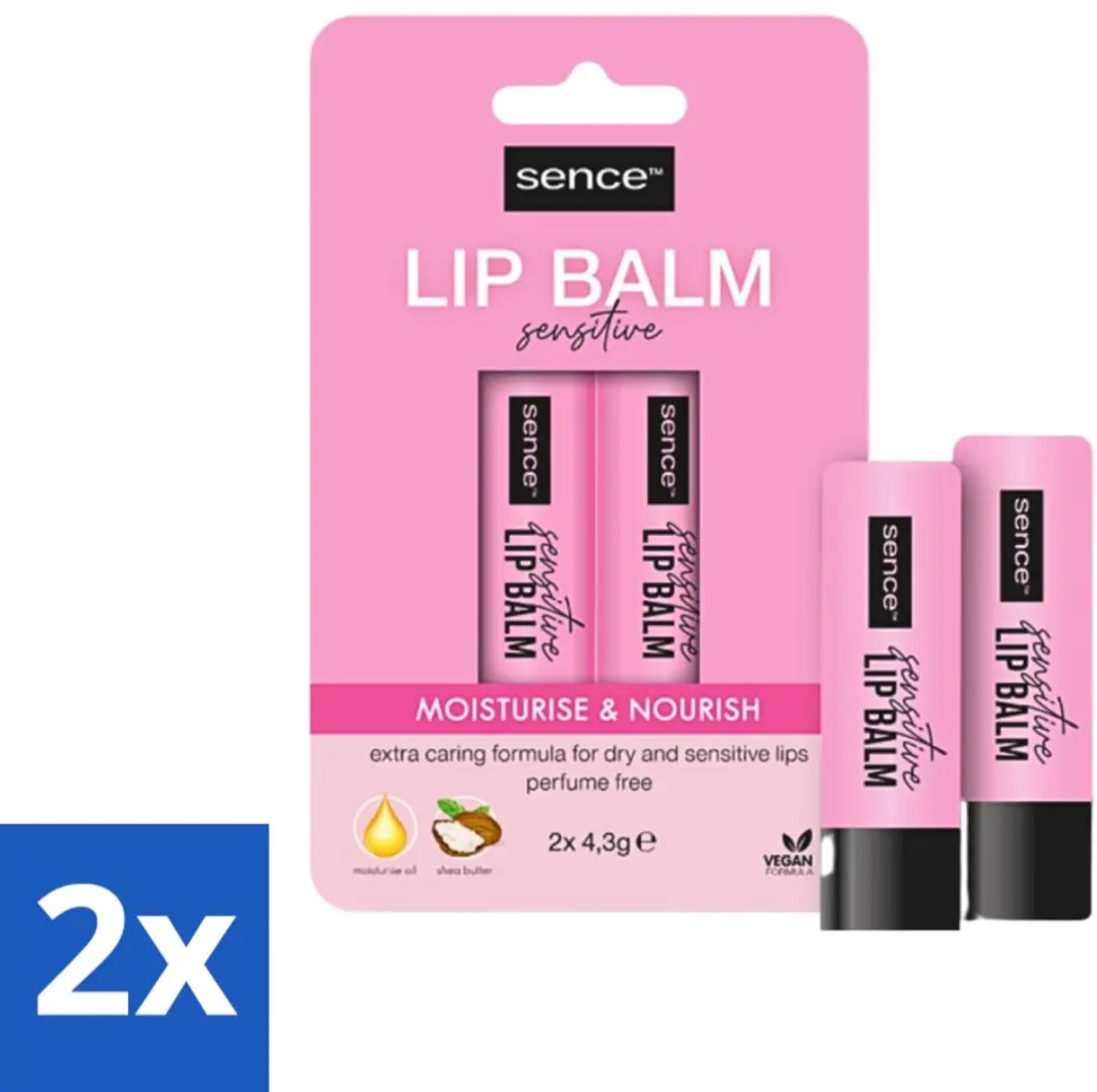 Sence Lippenbalsem Sensitive 2x17g