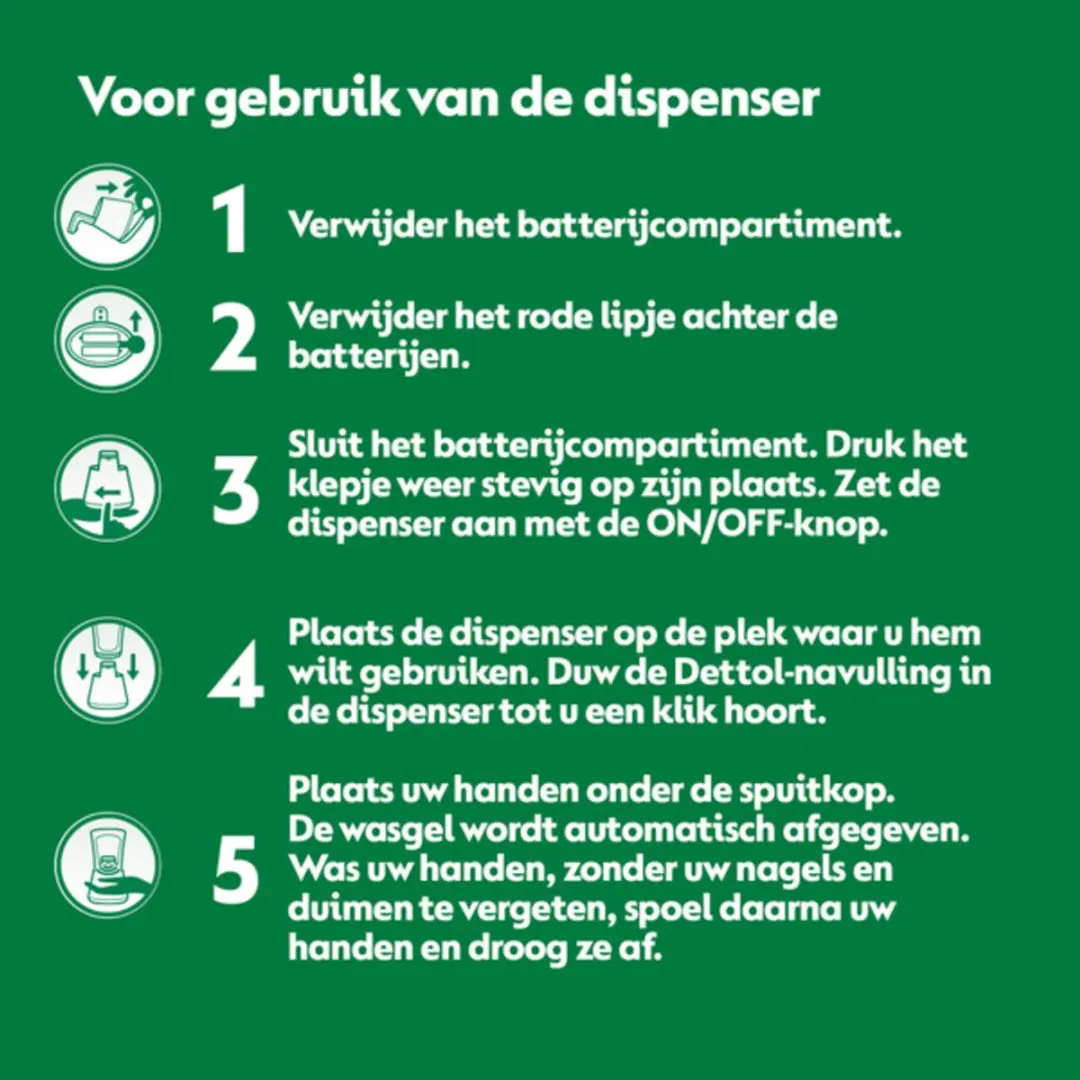 Dettol Automatische Zeepdispenser 250ml - 25 Stuks