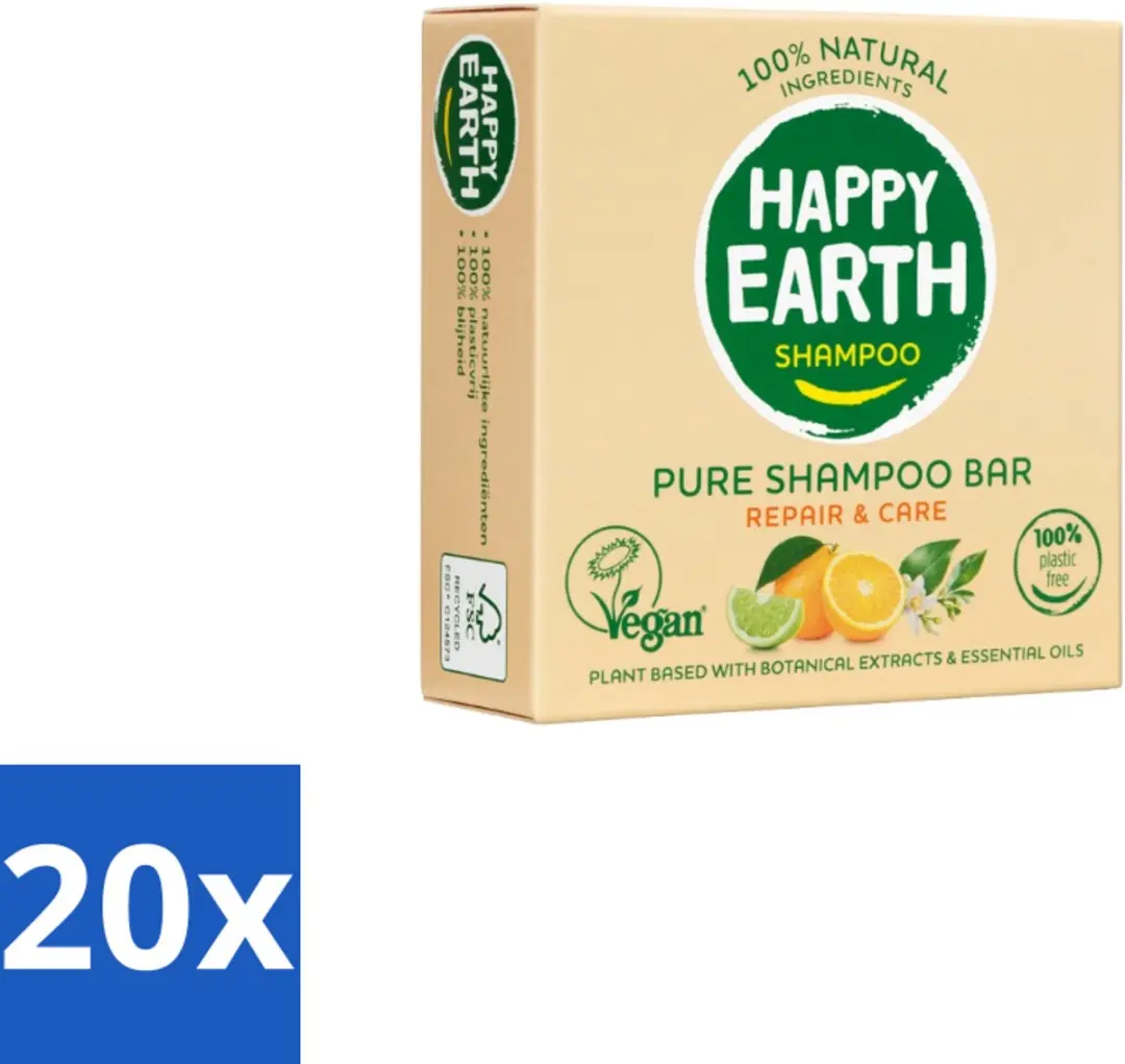 Happy Earth Shampoo Bar Repair & Care 70g