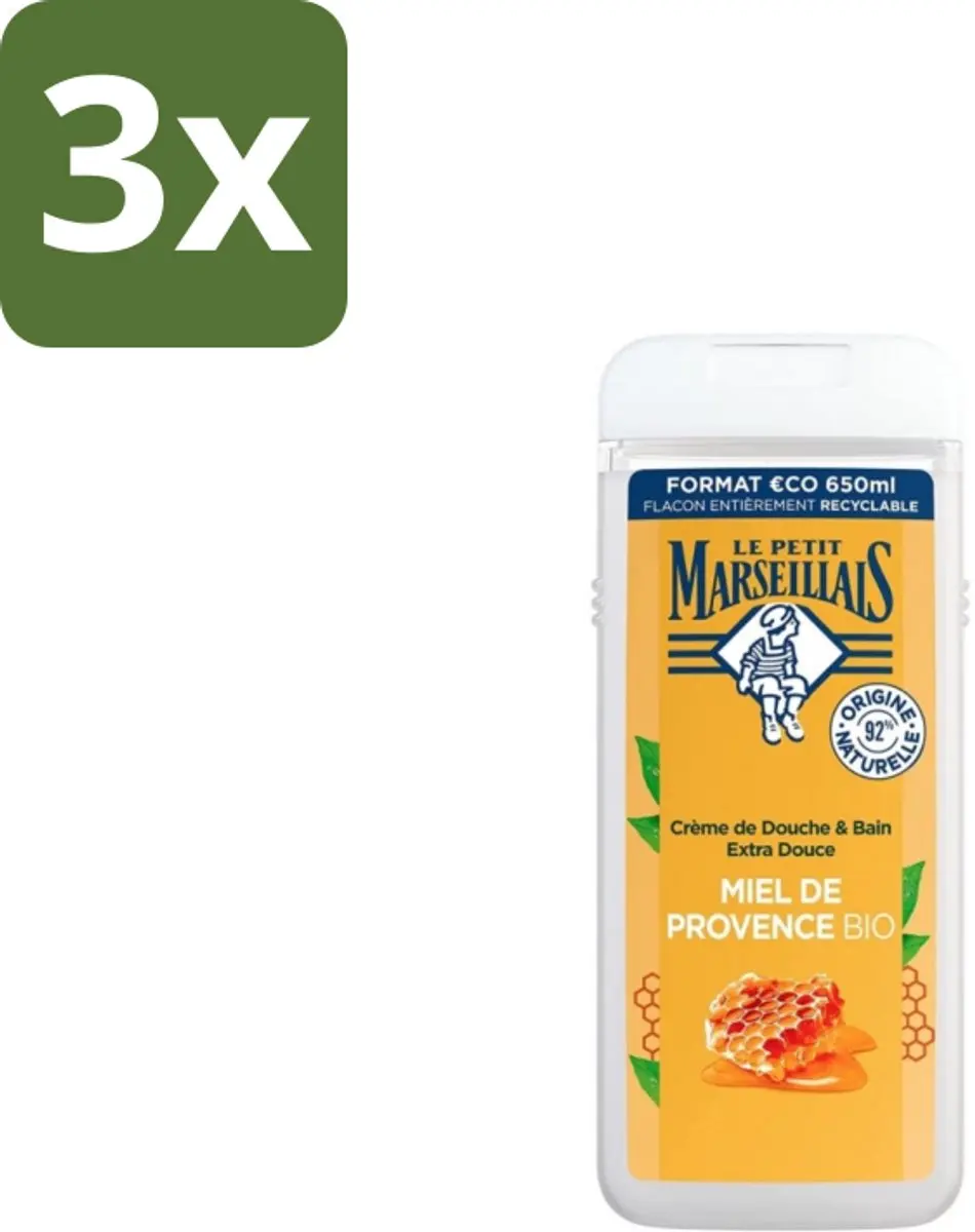Le Petit Marseillais Douche & Bad Honing 650ml