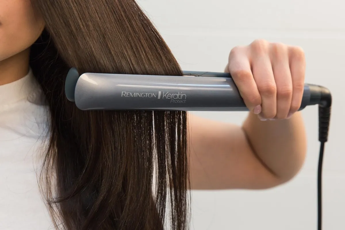 Remington S8598 Keratin Protect Stijltang - 5 standen - Metallic Grijs