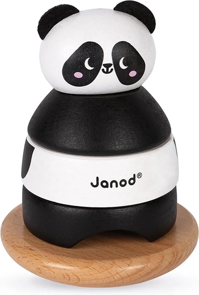 Janod Stapeltuimelaar Panda 8188 - Multi - afbeelding 6 van 6