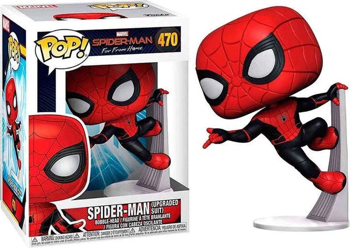 Funko Pop! Marvel Spider-Man Far From Home Upgraded Suit FUN39898 - Bonte kleuren