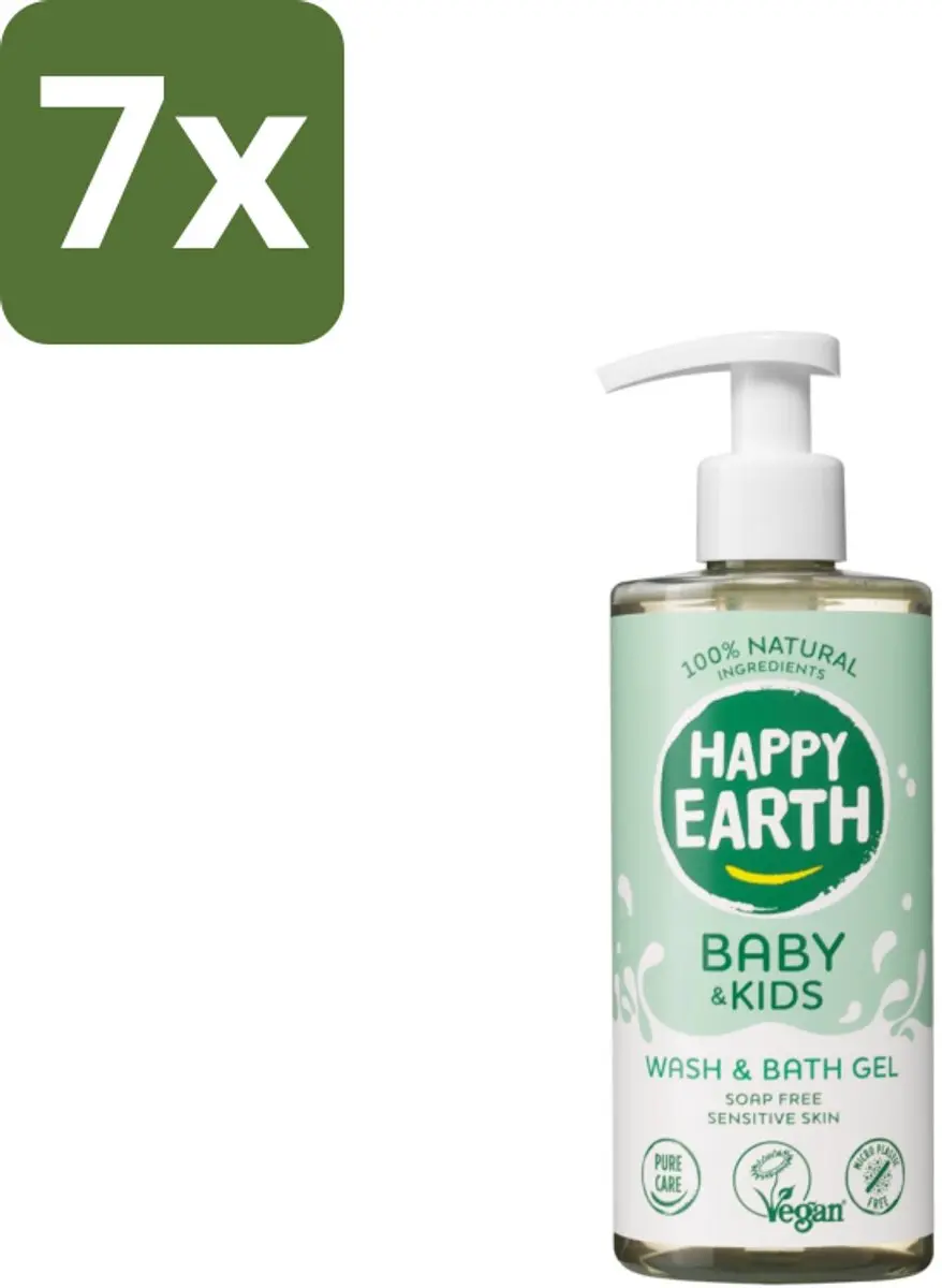 Happy Earth Zeepvrij Baby Wasgel 300ml