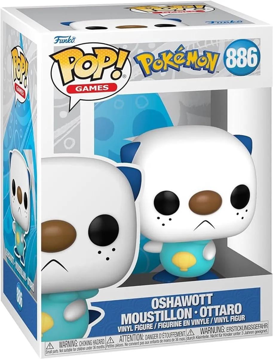 Funko Pop Games Pokémon Oshawott #886 - Multi